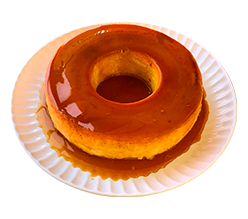 Flan con queso, Irma Pastelerías